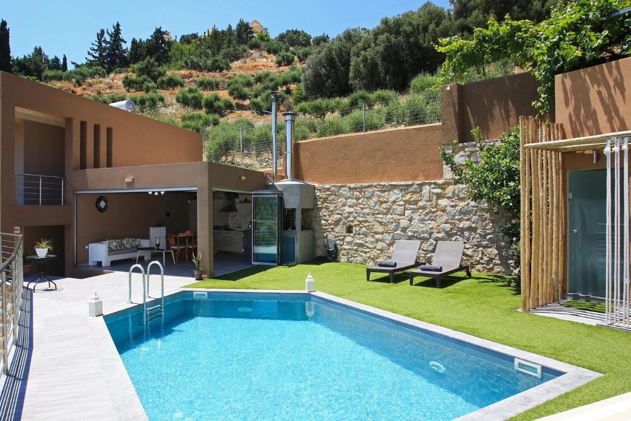 Design Villa Nicol - Heated Pool - Summer Kitchen Heraklion  Екстер'єр фото