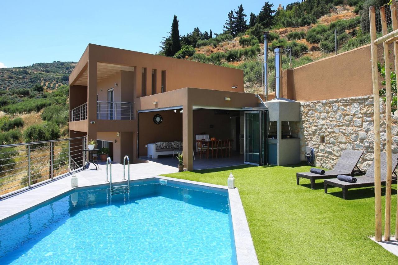 Design Villa Nicol - Heated Pool - Summer Kitchen Heraklion  Екстер'єр фото