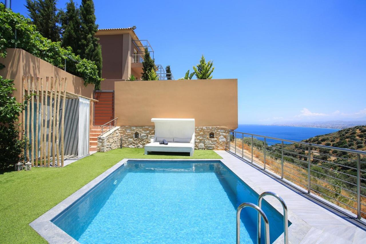 Design Villa Nicol - Heated Pool - Summer Kitchen Heraklion  Екстер'єр фото